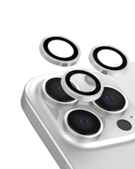 Moxedo Camera Lens Protector Aliminum Alloy with Easy Installation Tool Compatible for iPhone 16 Pro 6.3 inch/iPhone 16 Pro Max 6.9 inch (Silver)