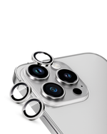 Moxedo Camera Lens Protector Aliminum Alloy with Easy Installation Tool Compatible for iPhone 15 Pro 6.1 inch/iPhone 15 Pro Max 6.7 inch (Silver)