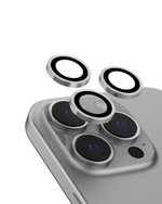 Moxedo Camera Lens Protector Aliminum Alloy with Easy Installation Tool Compatible for iPhone 16 Pro 6.3 inch/iPhone 16 Pro Max 6.9 inch (Tatanium)