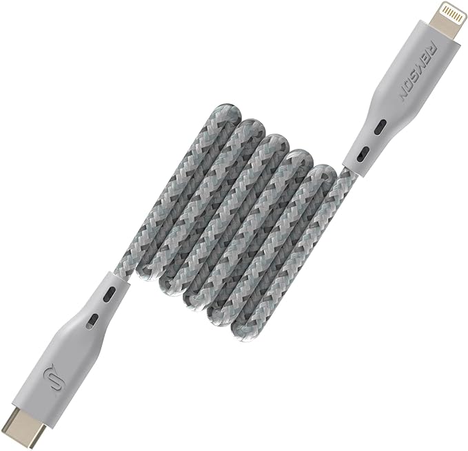 【Apple MFi Certified】Remson Rapid-Link Nylon Braided Cable USB-C to Lightning Cable PD Fast Charge & Data Sync