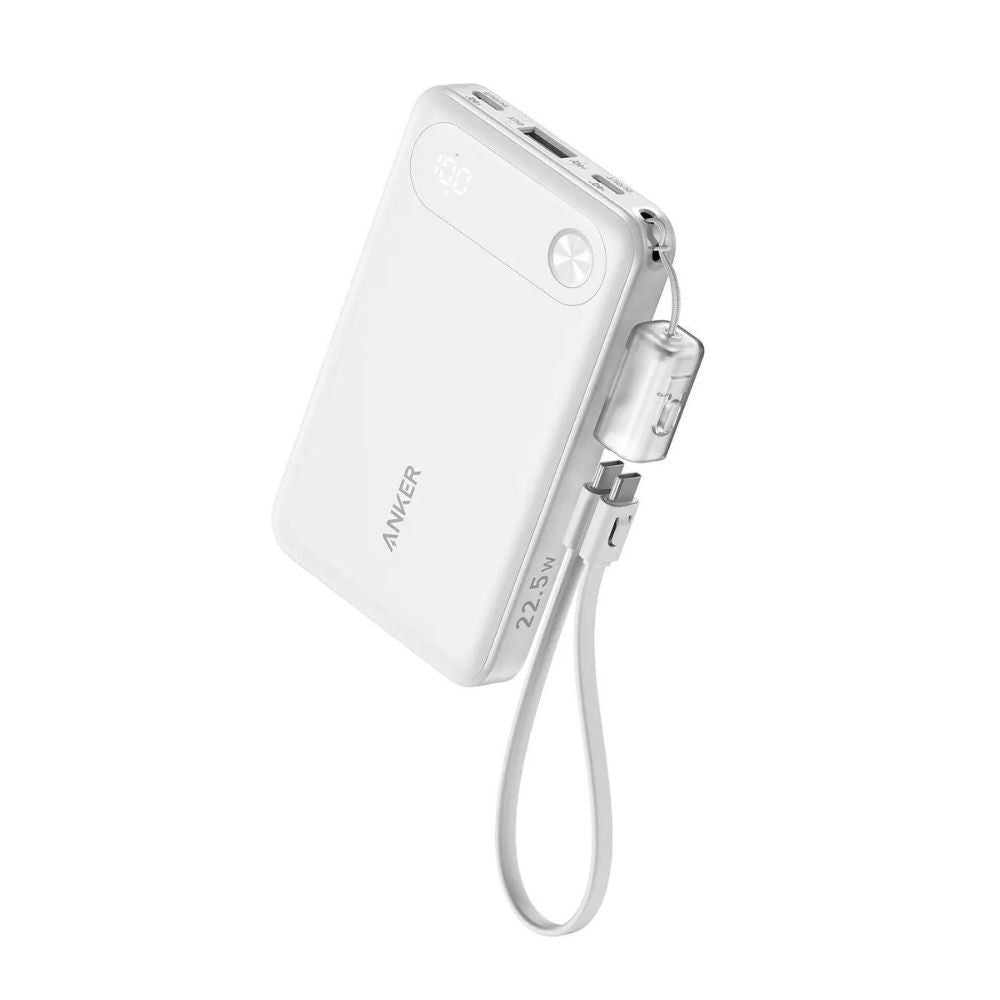 Anker Power Bank (10,000mAh, 22.5W) - White