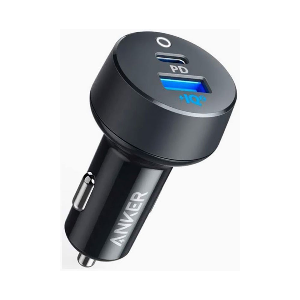 Anker Car Charger (35W, 2 Ports)  Dual-Port Fast Charger - Black/Gray