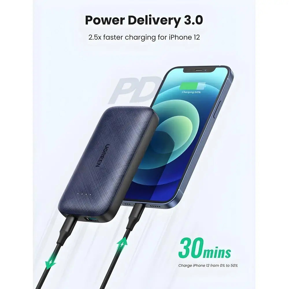 Ugreen Power Bank 10000mAh Blue PB178-80749B