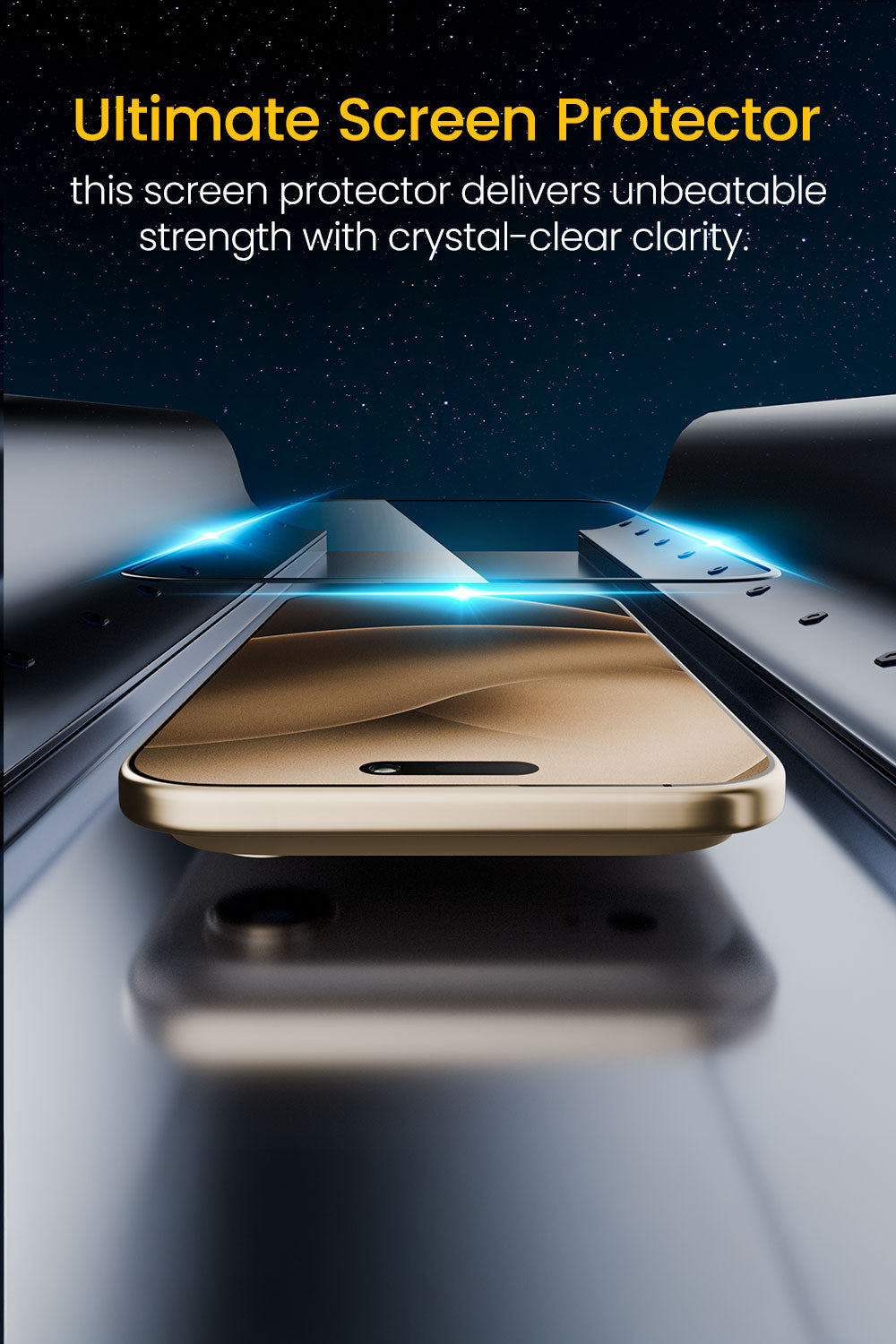 Remson Elite Guard Pro Tempered Glass Screen Protector HD Clear 9H Hardness Full Coverage with Installation Tool Kit compatible for iPhone 17 Air 6.5-inch 2025