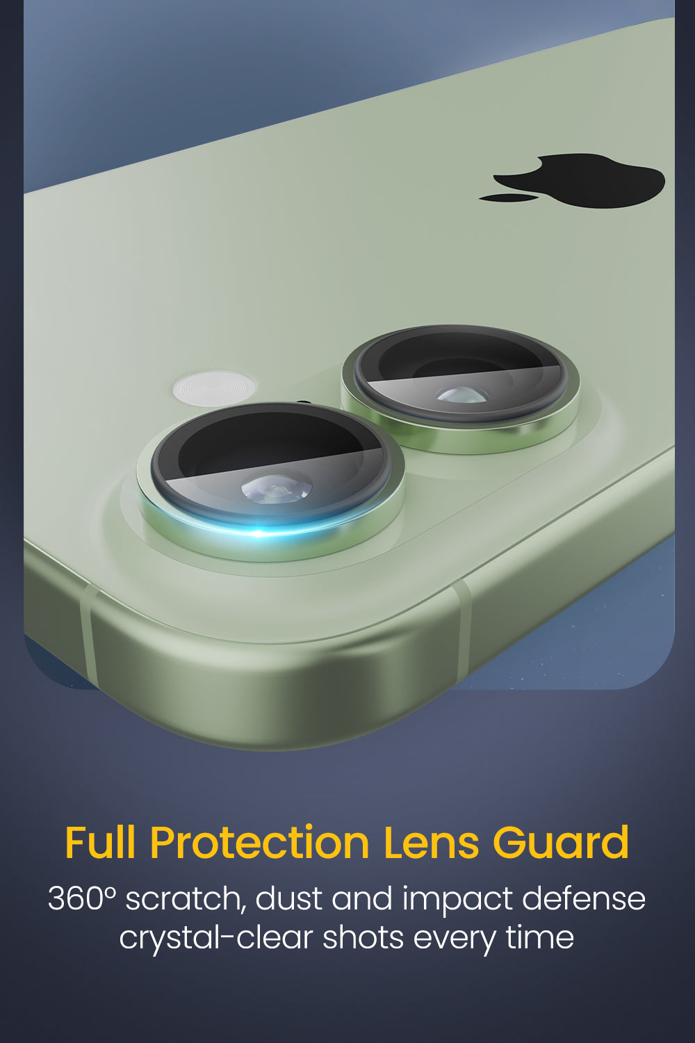 Remson Camera Lens Protector for iPhone 17 6.3 inch, 9H Tempered Glass, HD Multi-Layer Protection, Shatterproof Clarity with Installation Guide-Sage