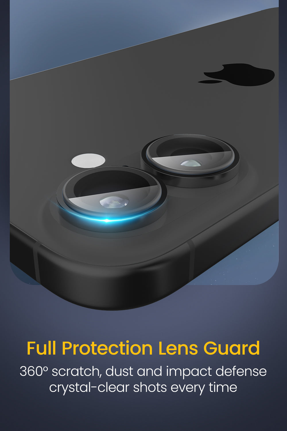 Remson Camera Lens Protector for iPhone 17 6.3 inch, 9H Tempered Glass, HD Multi-Layer Protection, Shatterproof Clarity with Installation Guide-Black