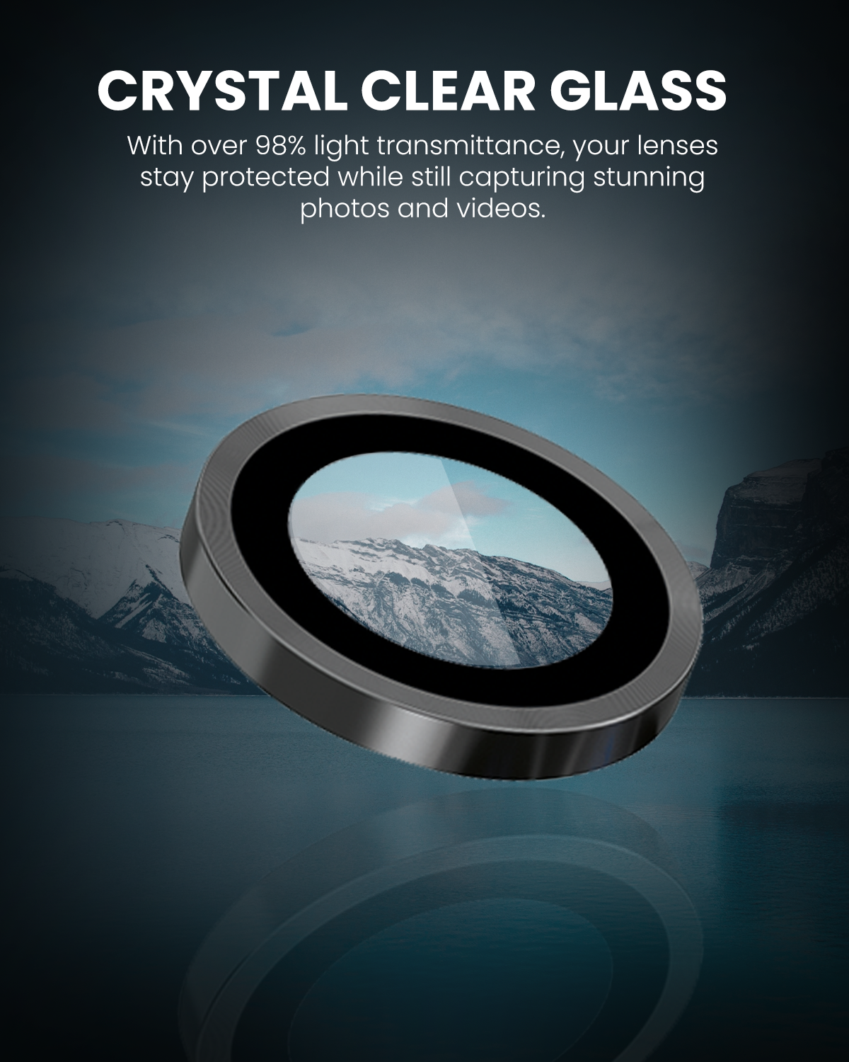 Moxedo Camera Lens Protector Aliminum Alloy with Easy Installation Tool Compatible for iPhone 16 Pro 6.3 inch/iPhone 16 Pro Max 6.9 inch (Black)