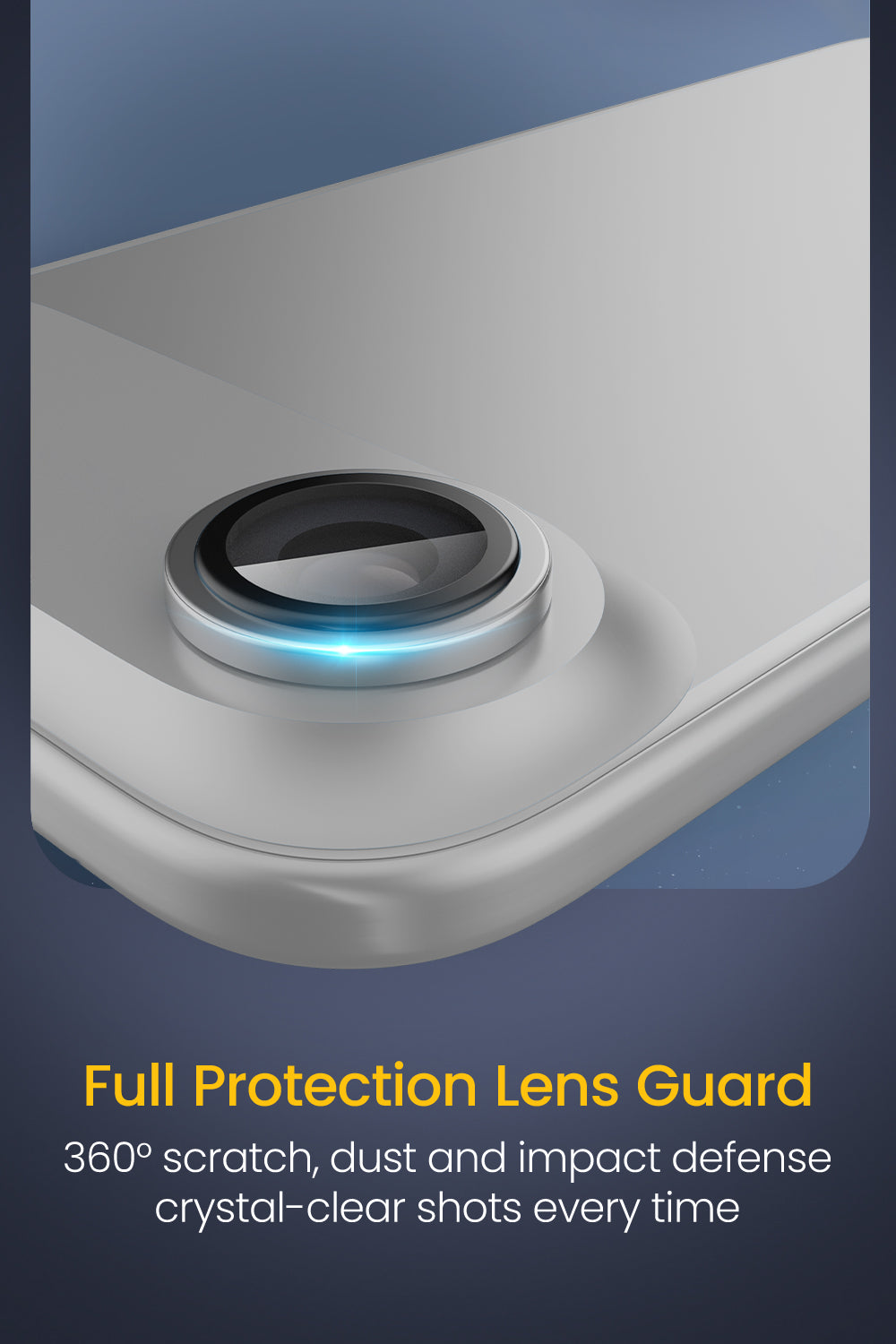 Remson Camera Lens Protector for iPhone 17 Air 6.5 inch, 9H Tempered Glass, HD Multi-Layer Protection, Shatterproof Clarity with Installation Guide-Silver