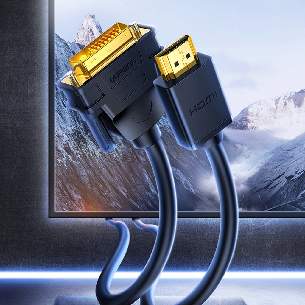 UGREEN cable HDMI - DVI cable 2 meters - black