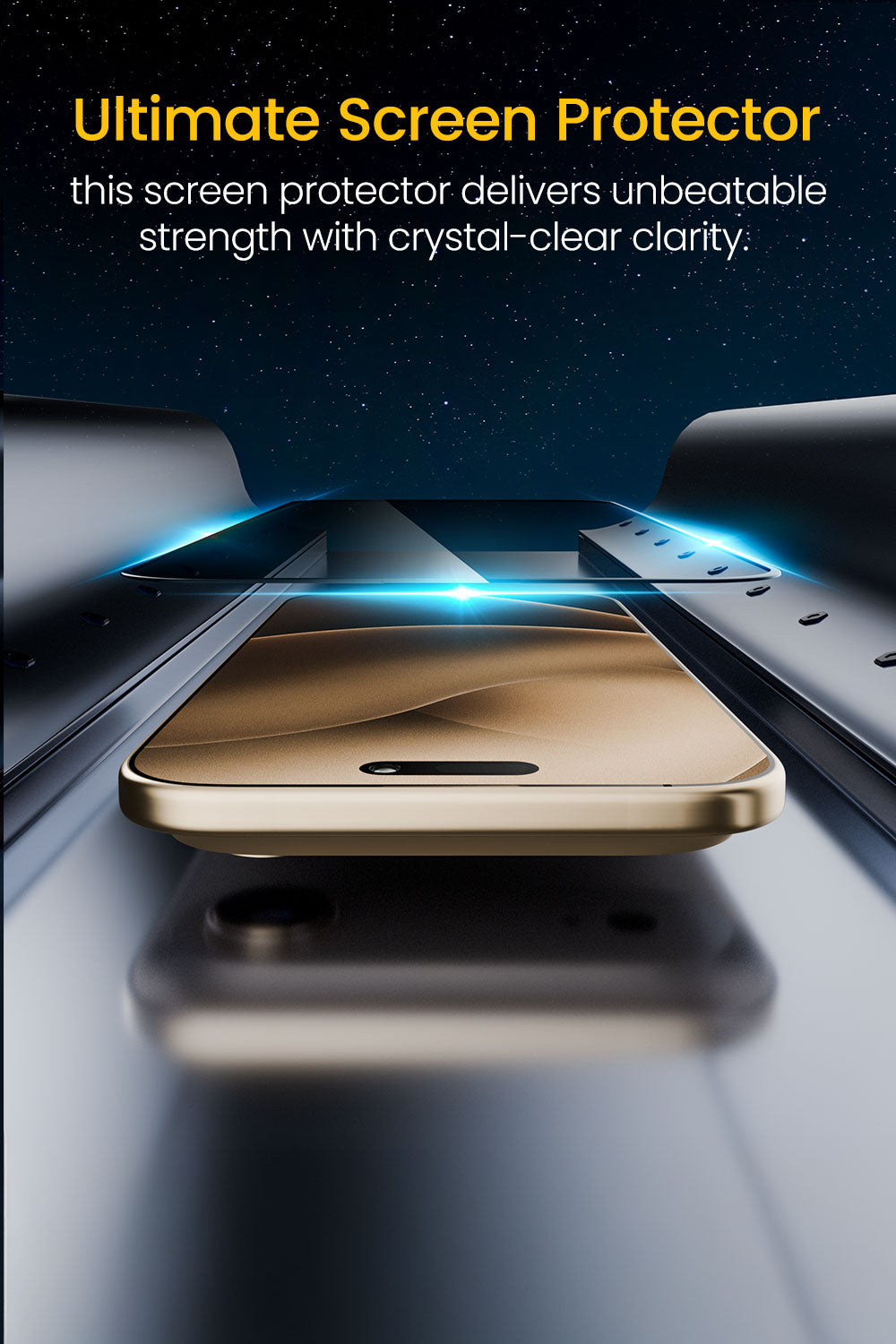 Remson Elite Guard Pro Tempered Glass Screen Protector Anti- Glare Privacy HD 9H Hardness Full Coverage with Installation Tool Kit compatible for iPhone 17 Air 6.5-inch 2025