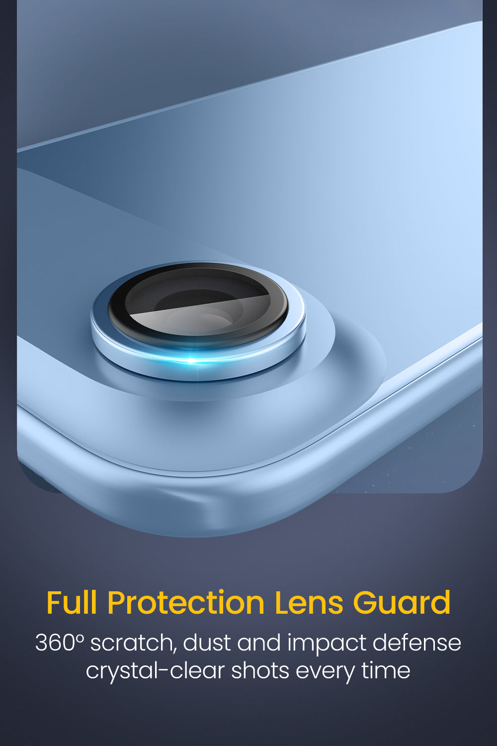 Remson Camera Lens Protector for iPhone 17 Air 6.5 inch, 9H Tempered Glass, HD Multi-Layer Protection, Shatterproof Clarity with Installation Guide- Sky Blue