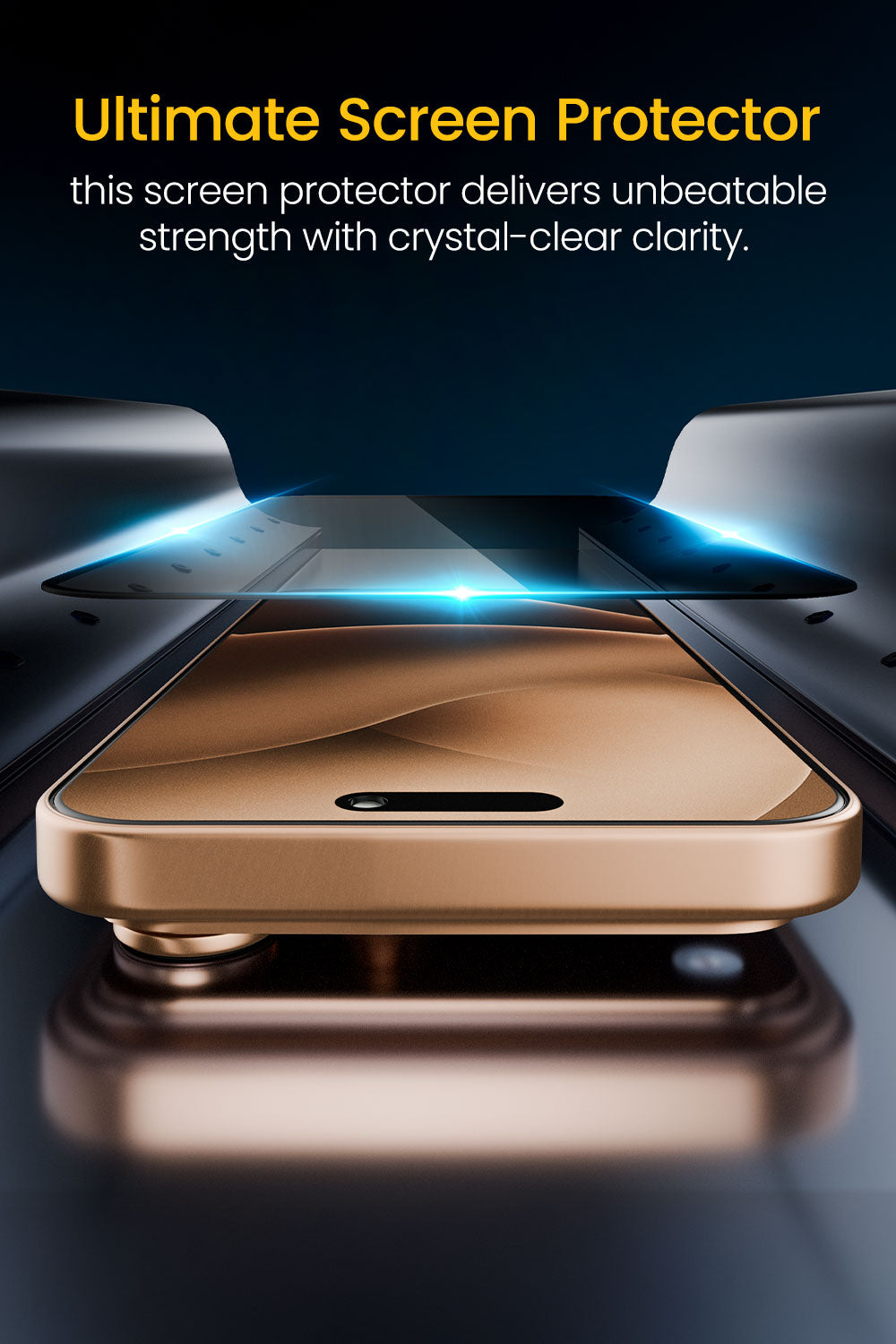 Remson Elite Guard Pro Tempered Glass Screen Protector Anti- Glare Privacy HD 9H Hardness Full Coverage with Installation Tool Kit compatible for iPhone 17 Pro 6.3-inch 2025