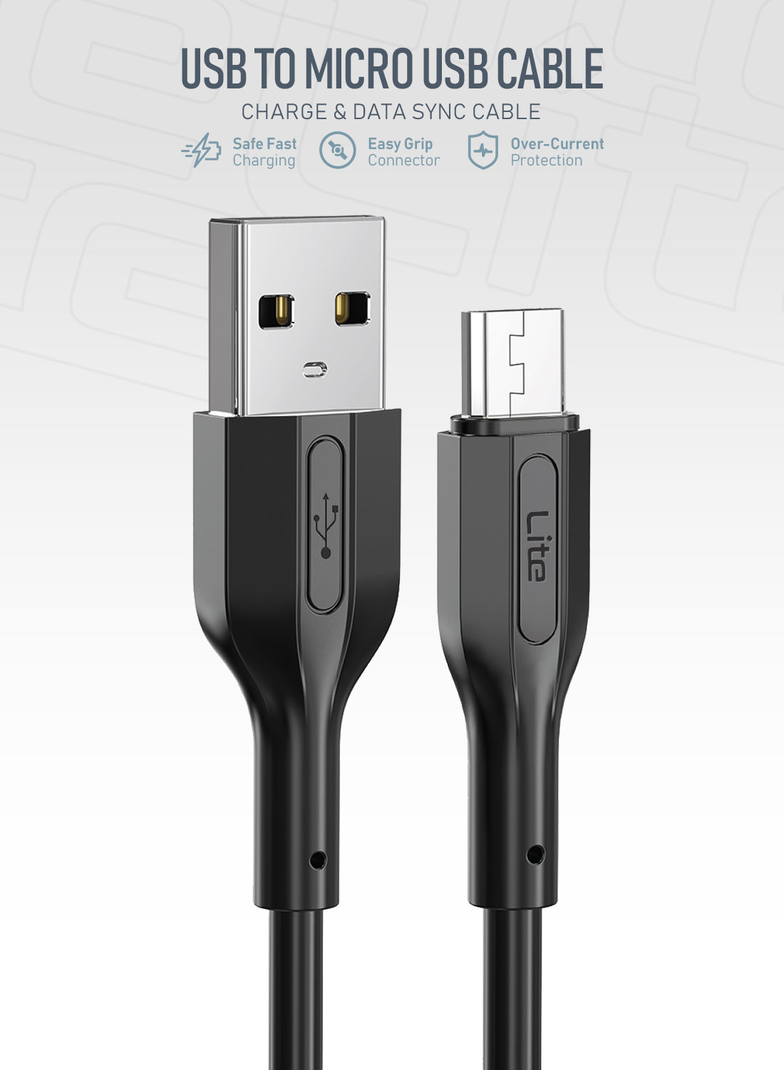 Moxedo Lite USB to Micro USB Data Sync Fast Charging Cable 5m Compatible for Samsung Galaxy S7 S6 Edge J7 S5, Note 5 4, LG, HTC, Sony, Xbox One, PS4, Kindle, MP3, Tablet
