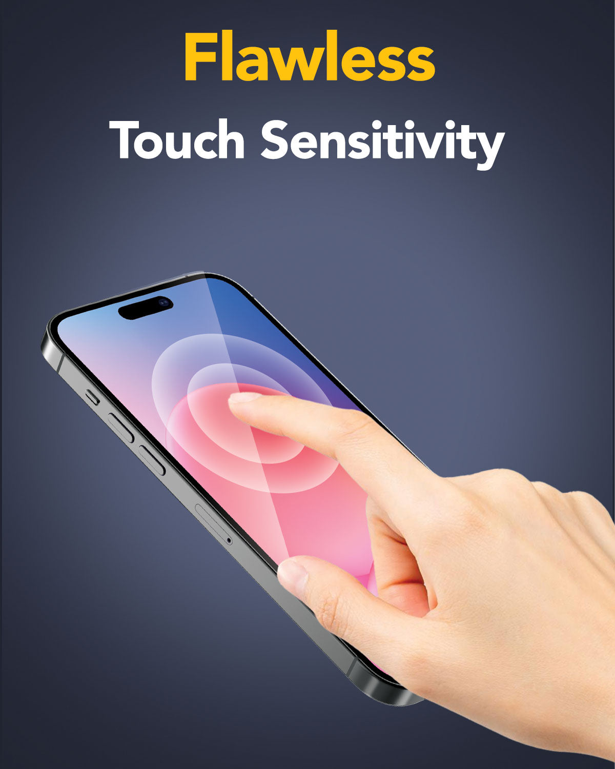 Remson Elite Guard Tempered Glass Screen Protector HD Clear 9H Hardness Anti-Fingerprint with Auto-Align Installation Tool for iPhone 15 Plus 6.7 inch