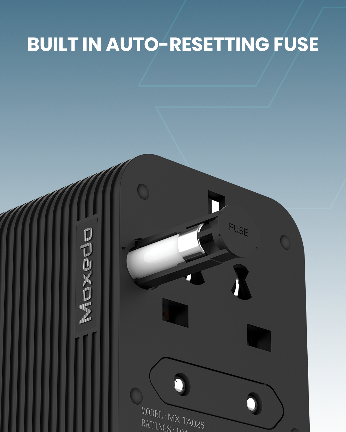 Moxedo Universal- Plug + 20W GaN Travel Adapter AC Outlet Plug Adapter Wall Charger with Ultra-Fast 2 USB-A Port/ 2 USB-C Ports PD 3.0 for UK EU US AU All Countries