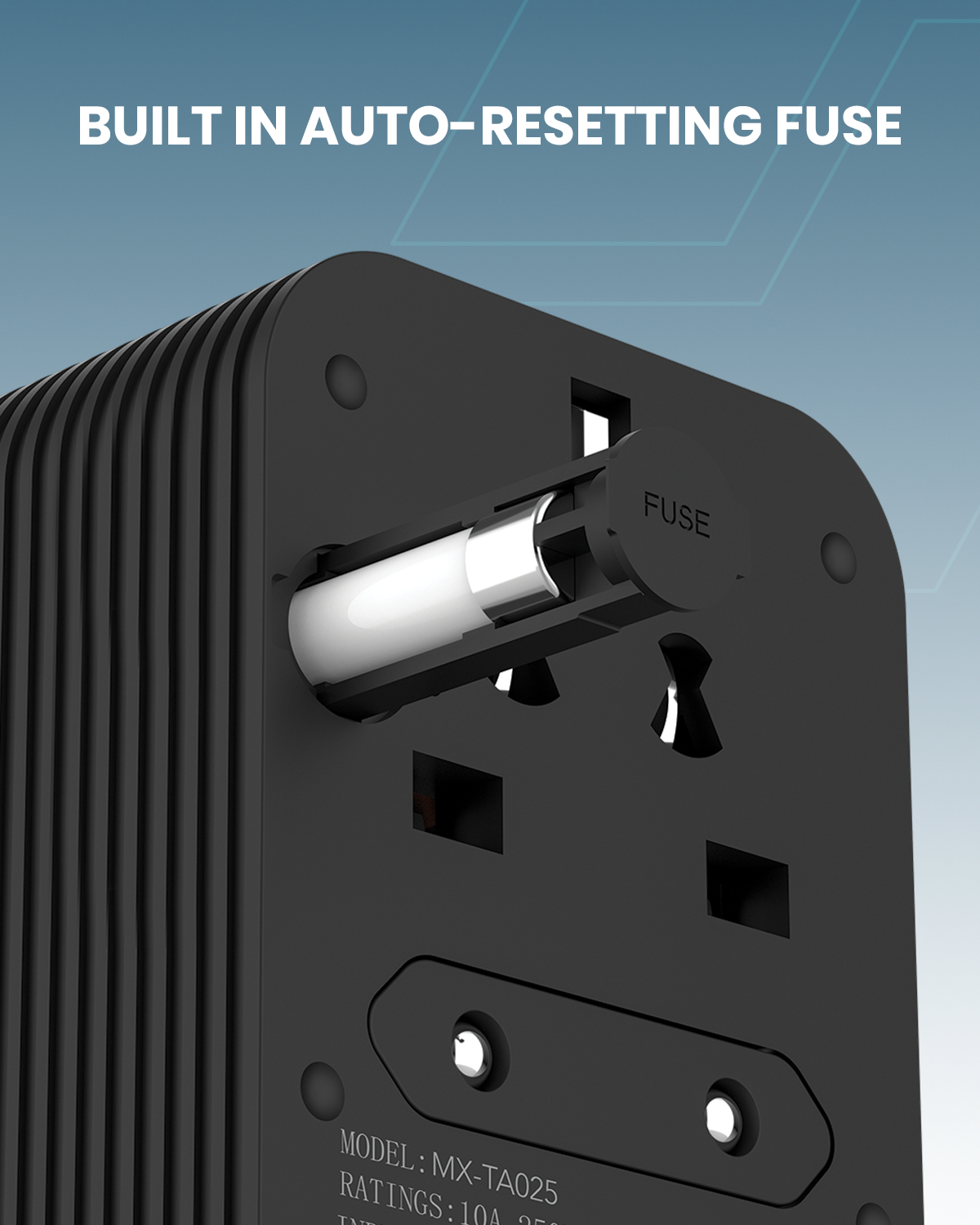 Moxedo Universal – Plug Travel Conversion Socket 2500W AC Outlet Power Socket Plug with Built-in Auto Resetting Fuse for UK, US, Japan, China, Australia, Europe