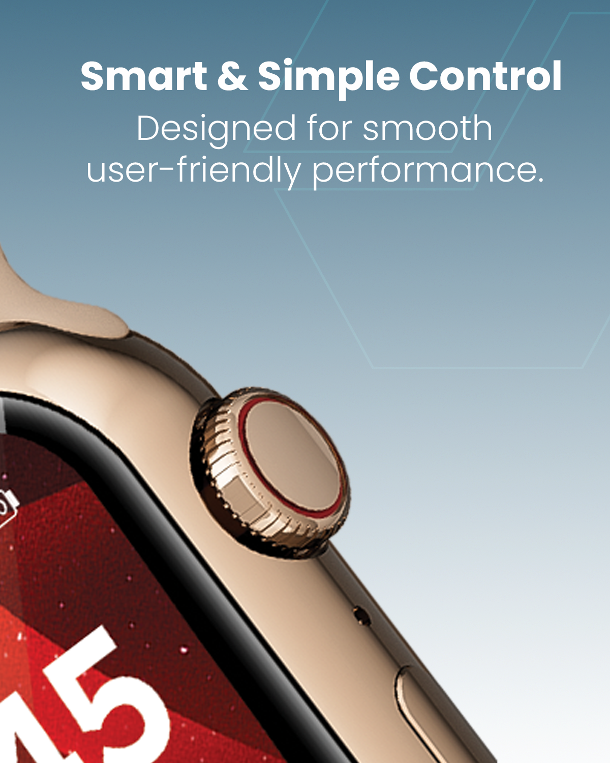 Moxedo Mevo Smart Watch for Android & iOS with 1.71" HD AMOLED Display, Wireless Charging, Chat GPT AI Assistant, Bluetooth Calling, Fitness & Health Tracker, Sleep Monitor, IP67 Waterproof (Gold)
