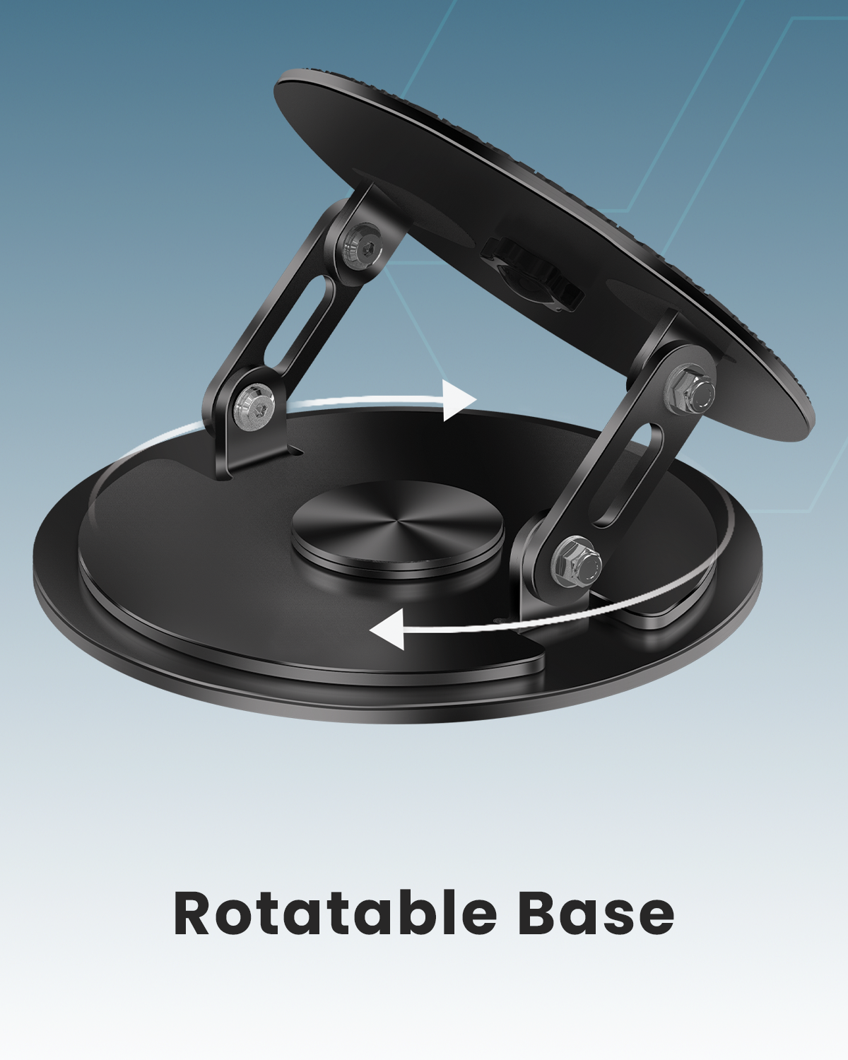 Moxedo Helixmount Desktop Stand for Projector Aluminium Alloy Folding Adjustable Tilt Angle Top Mount Compatible with Most Projectors Home Office and Entertainment