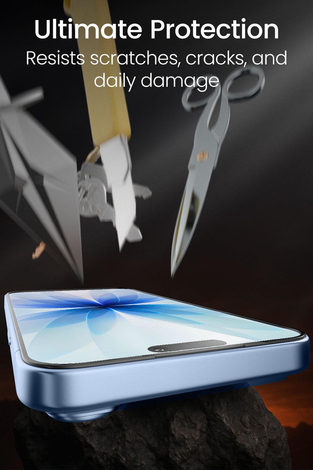 Moxedo Ultra Shield Premium Tempered Glass Screen Protector 9H Hardness HD Clear for iPhone 17 6.3-inch 2025, Full Coverage with Easy Auto-Align Applicator & Case-Friendly Curved Edges