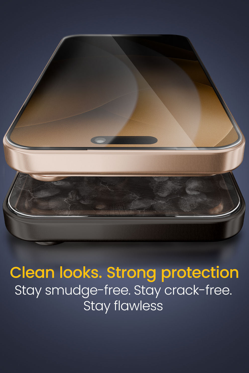 Remson Elite Guard Pro Tempered Glass Screen Protector Anti- Glare Privacy HD 9H Hardness Full Coverage with Installation Tool Kit compatible for iPhone 17 Pro 6.3-inch 2025