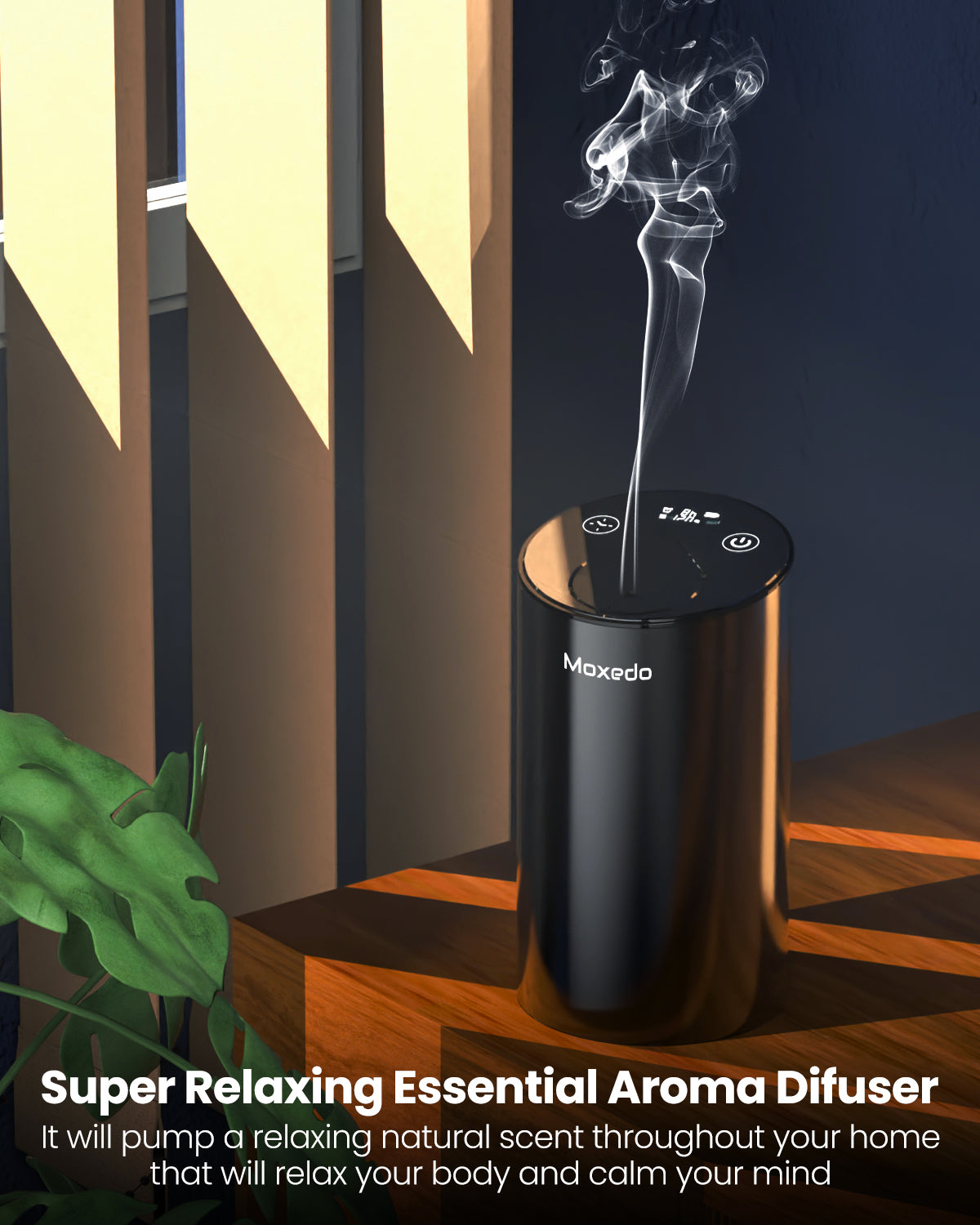 Moxedo Essential Aroma Diffuser Waterless Nebulizing Diffuser