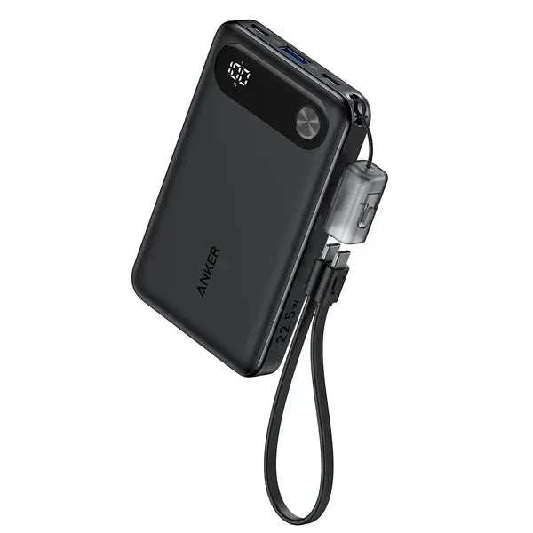 Anker Power Bank (10,000mAh, 22.5W) - Black