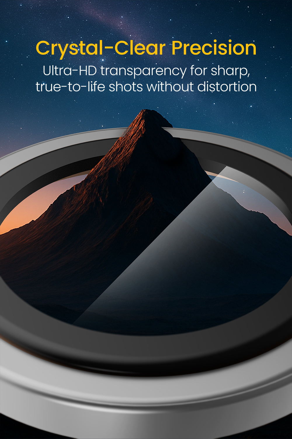 Remson Camera Lens Protector for iPhone 17 6.3 inch, 9H Tempered Glass, HD Multi-Layer Protection, Shatterproof Clarity with Installation Guide-Silver