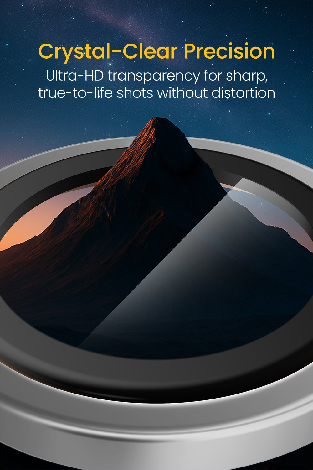 Remson Camera Lens Protector for iPhone 17 Air 6.5 inch, 9H Tempered Glass, HD Multi-Layer Protection, Shatterproof Clarity with Installation Guide-Silver
