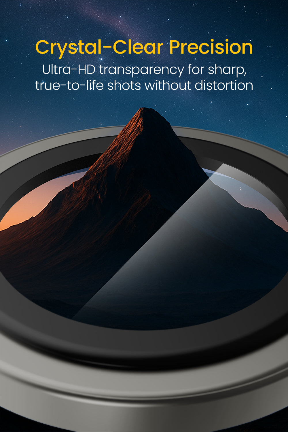 Remson Camera Lens Protector for iPhone 17 Pro 6.3 inch/ iPhone 17 Pro Max 6.9 inch, 9H Tempered Glass, HD Multi-Layer Protection, Shatterproof Clarity with Installation Guide- Titanium
