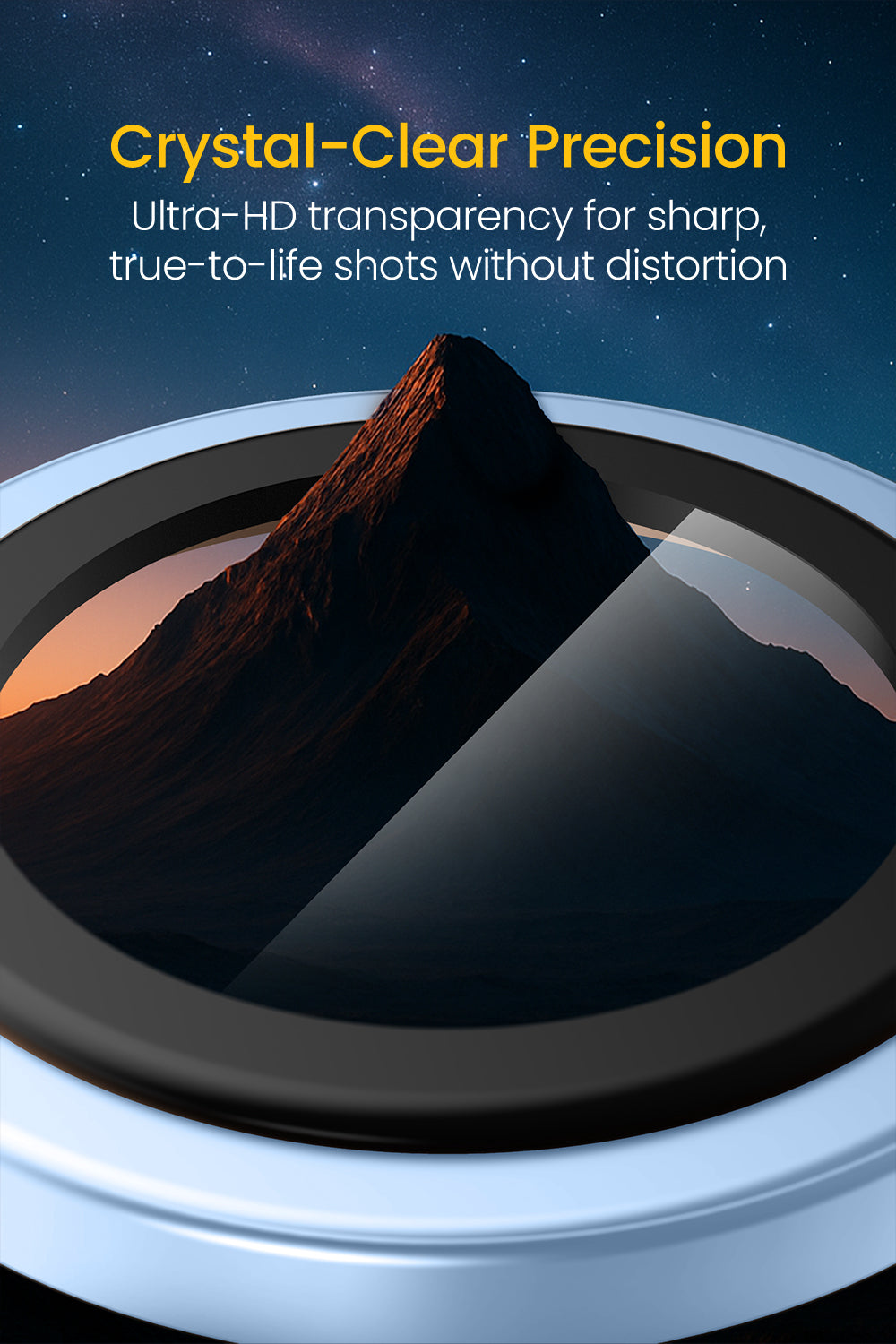Remson Camera Lens Protector for iPhone 17 Air 6.5 inch, 9H Tempered Glass, HD Multi-Layer Protection, Shatterproof Clarity with Installation Guide- Sky Blue