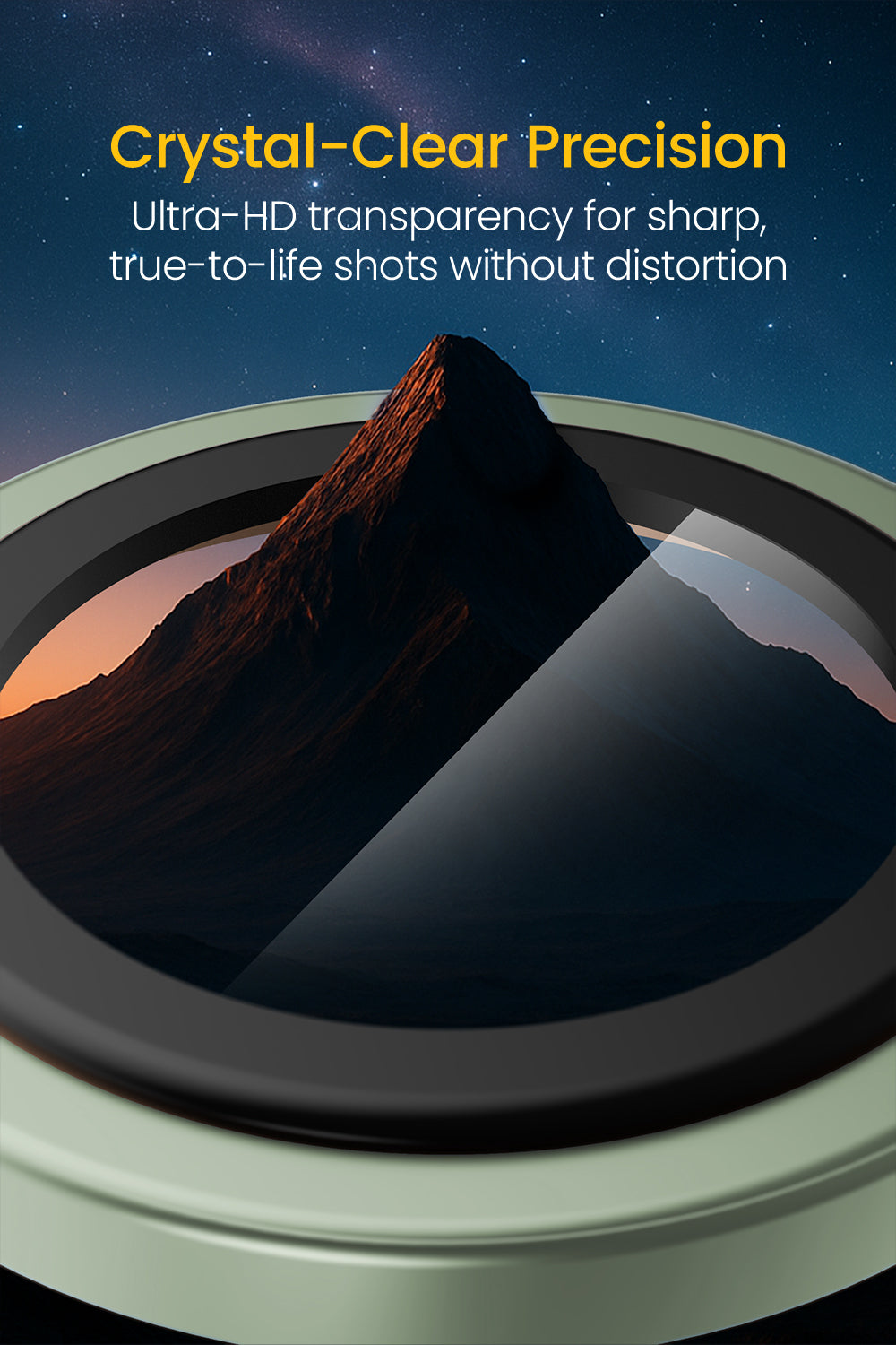 Remson Camera Lens Protector for iPhone 17 6.3 inch, 9H Tempered Glass, HD Multi-Layer Protection, Shatterproof Clarity with Installation Guide-Sage