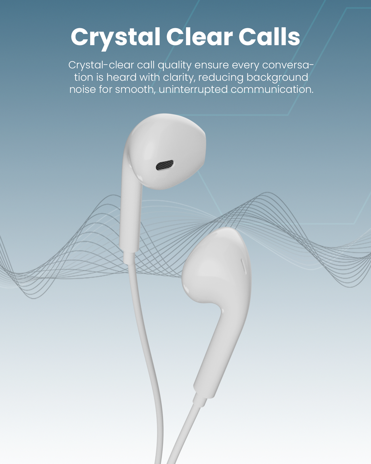 Moxedo Wired Stereo Lightning Earphone with In-Line Remote, Built-in Microphone Compatible for iPhone 14/13/12/11 Pro Max/X/XS Max/XR (White)