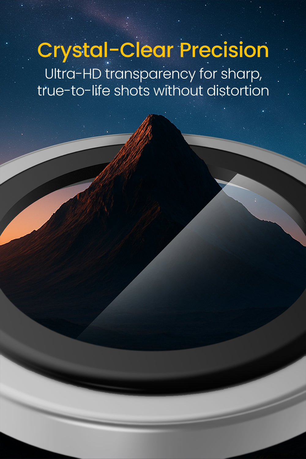 Remson Camera Lens Protector for iPhone 17 Pro 6.3 inch/ iPhone 17 Pro Max 6.9 inch, 9H Tempered Glass, HD Multi-Layer Protection, Shatterproof Clarity with Installation Guide-Silver