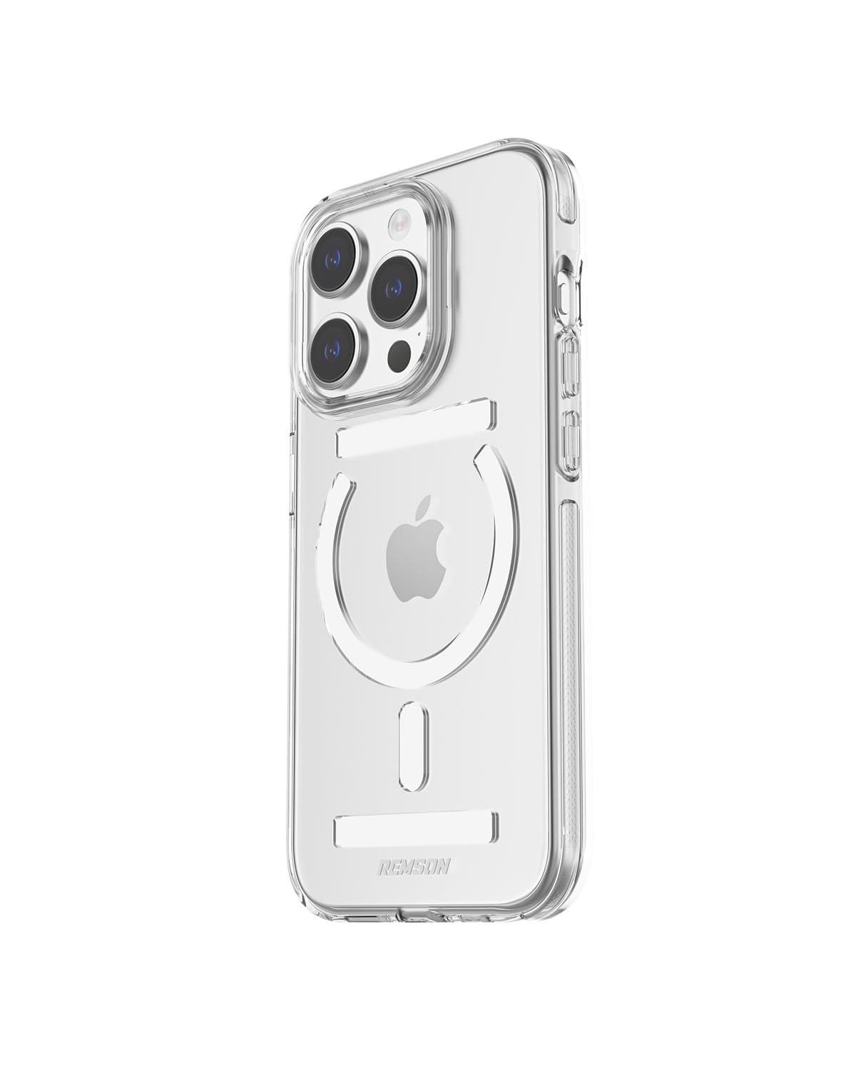 Remson Mag-X Magnetic Hybrid Protective Clear Case Military Grade Protection Compatible for iPhone 15 Pro 6.1 inches