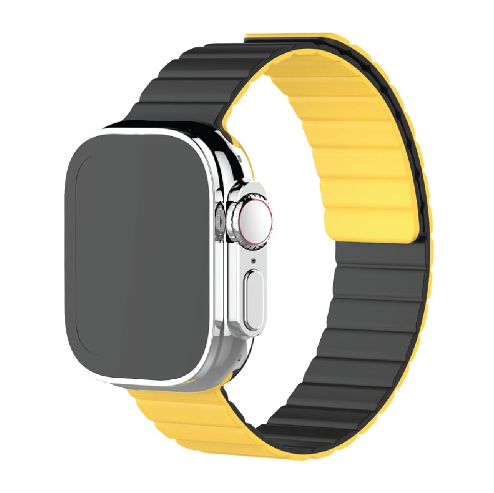 Moxedo Dual-Color Magnetic Watch Band Compatible with Apple Watch Series Ultra 2/9/8 Ultra /8/7/6/5/4/3/SE 44/45/49mm