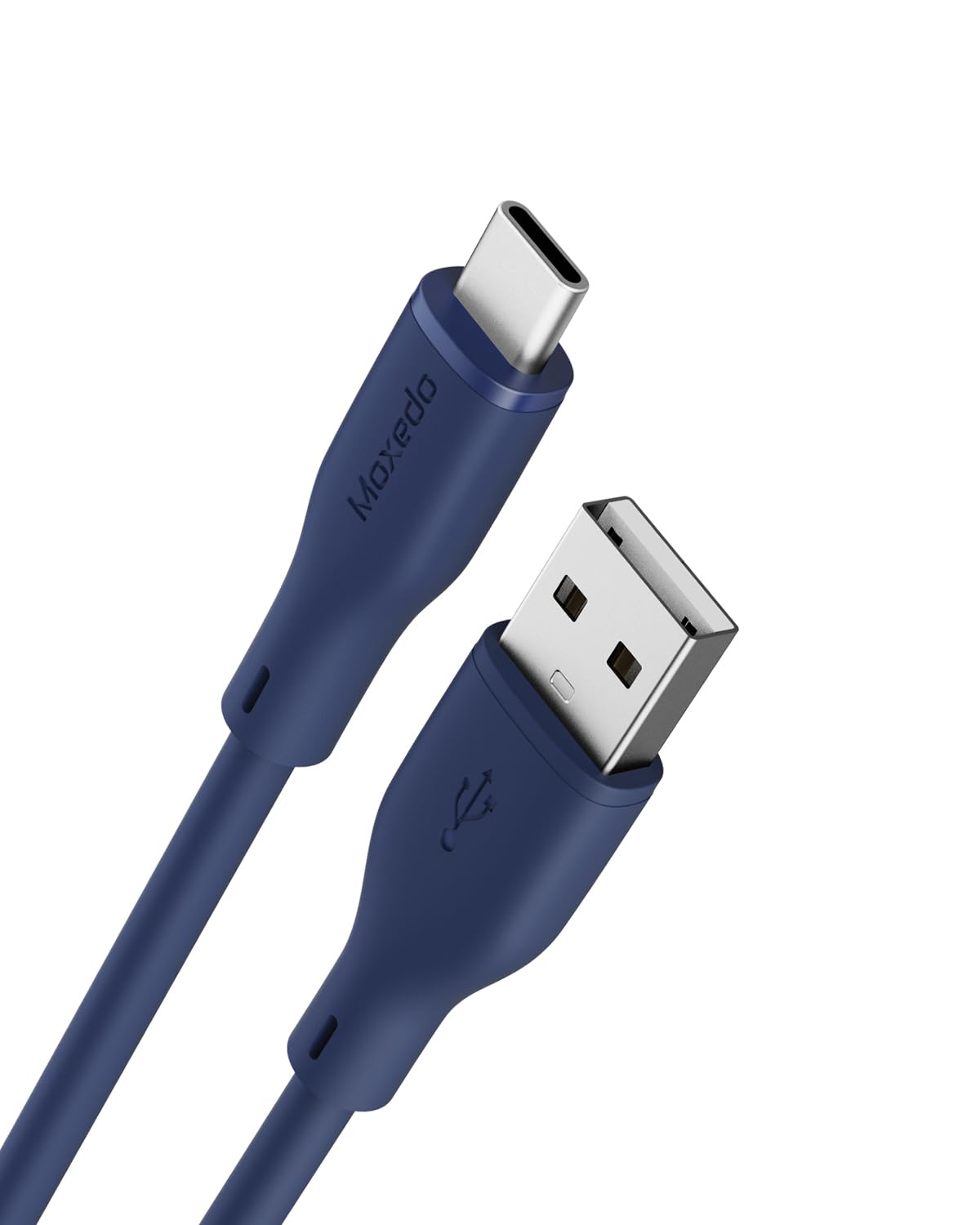 Moxedo CavoX Pro USB-A to USB-C Silicone Cable 3.0A Fast Charge and Data Sync 1.2m (Blue)