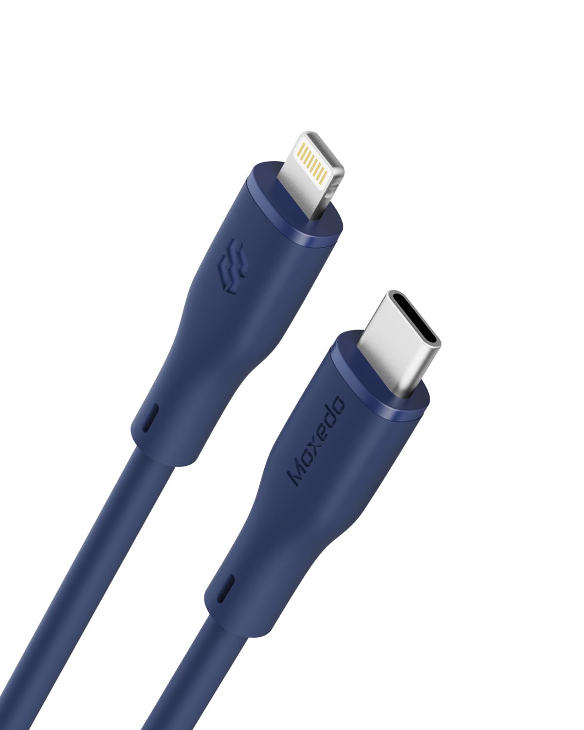 Moxedo CavoX Pro USB-C to Lightning Silicone Cable 27W PD Fast Charge and Data Sync 1.2m (Blue)