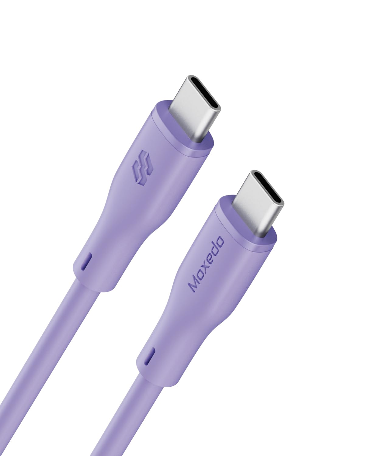 Moxedo CavoX Pro USB-C to USB-C Silicone Cable 60W PD Fast Charge and Data Sync 1.2m (Purple)