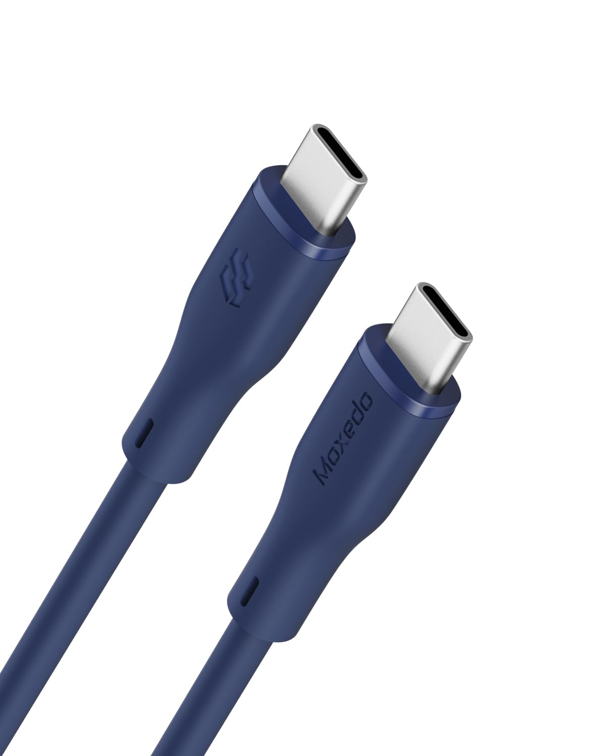 Moxedo CavoX Pro USB-C to USB-C Silicone Cable 60W PD Fast Charge and Data Sync 1.2m (Blue)