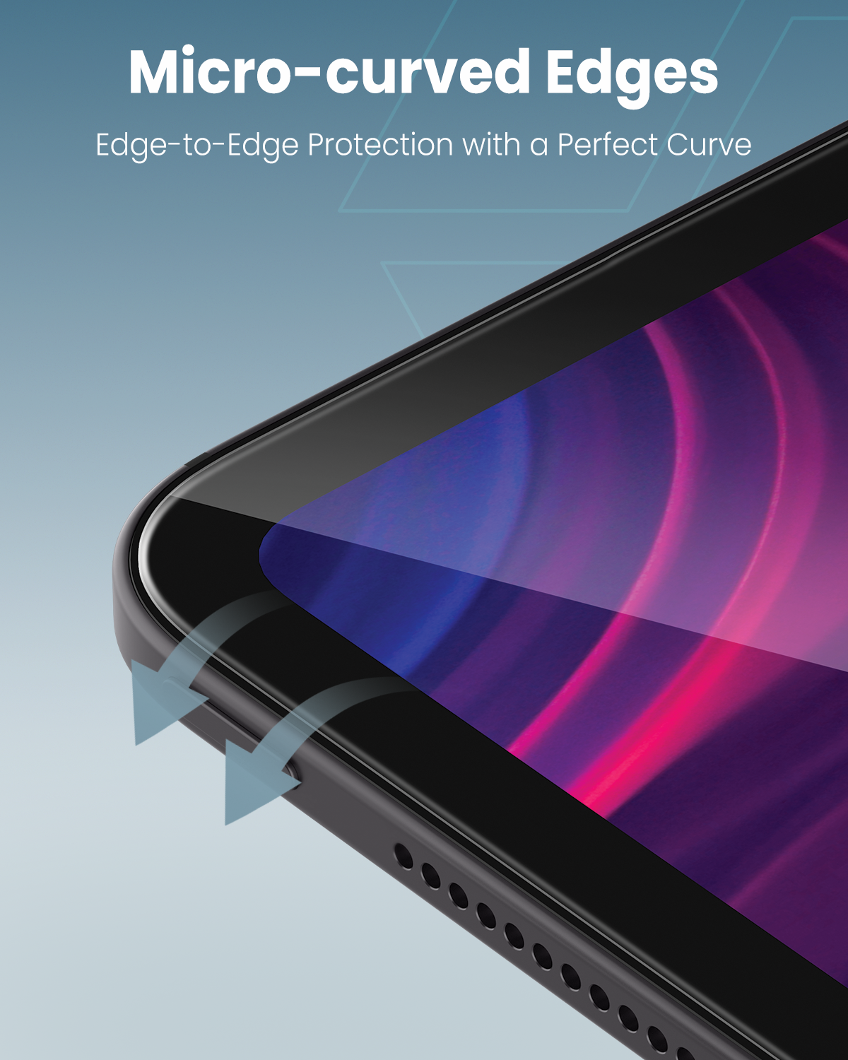 Moxedo Ultra Shield Tempered Glass Screen Protector HD Clear 9H Hardness Micro Curved Edges with Installation Guide (Clear, iPad 13 Pro 2024 M4