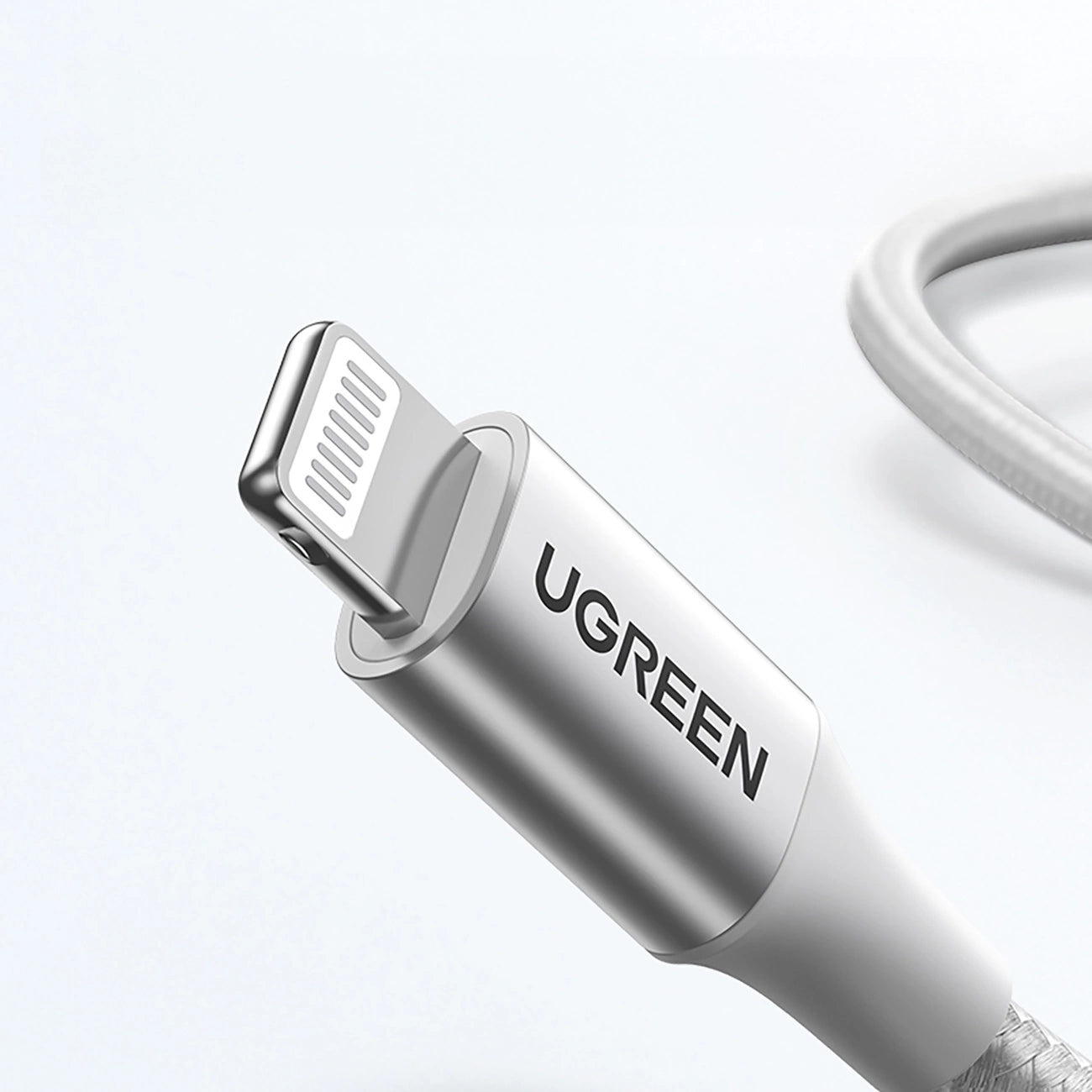 Ugreen Lightning To Type-C 2.0 Male Cable - 1M (Silver) (US304/70523)