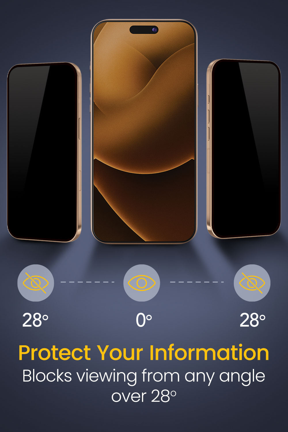 Remson Elite Guard Pro Tempered Glass Screen Protector Anti- Glare Privacy HD 9H Hardness Full Coverage with Installation Tool Kit compatible for iPhone 17 Air 6.5-inch 2025