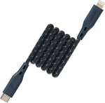 【Apple MFi Certified】Remson Rapid-Link Nylon Braided Cable USB-C to Lightning Cable PD Fast Charge & Data Sync 1.2M (Blue)