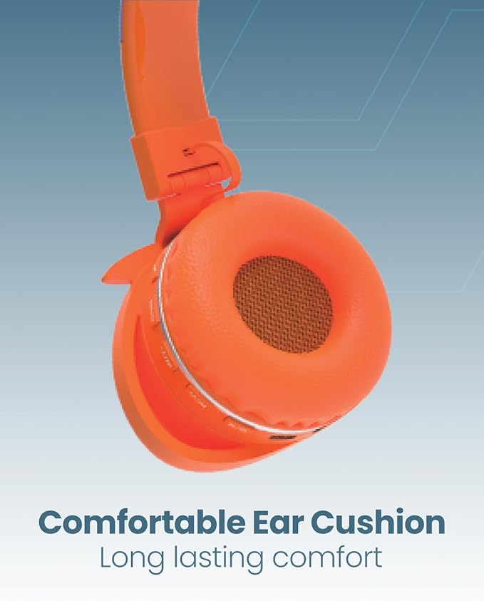 Orange Headphones