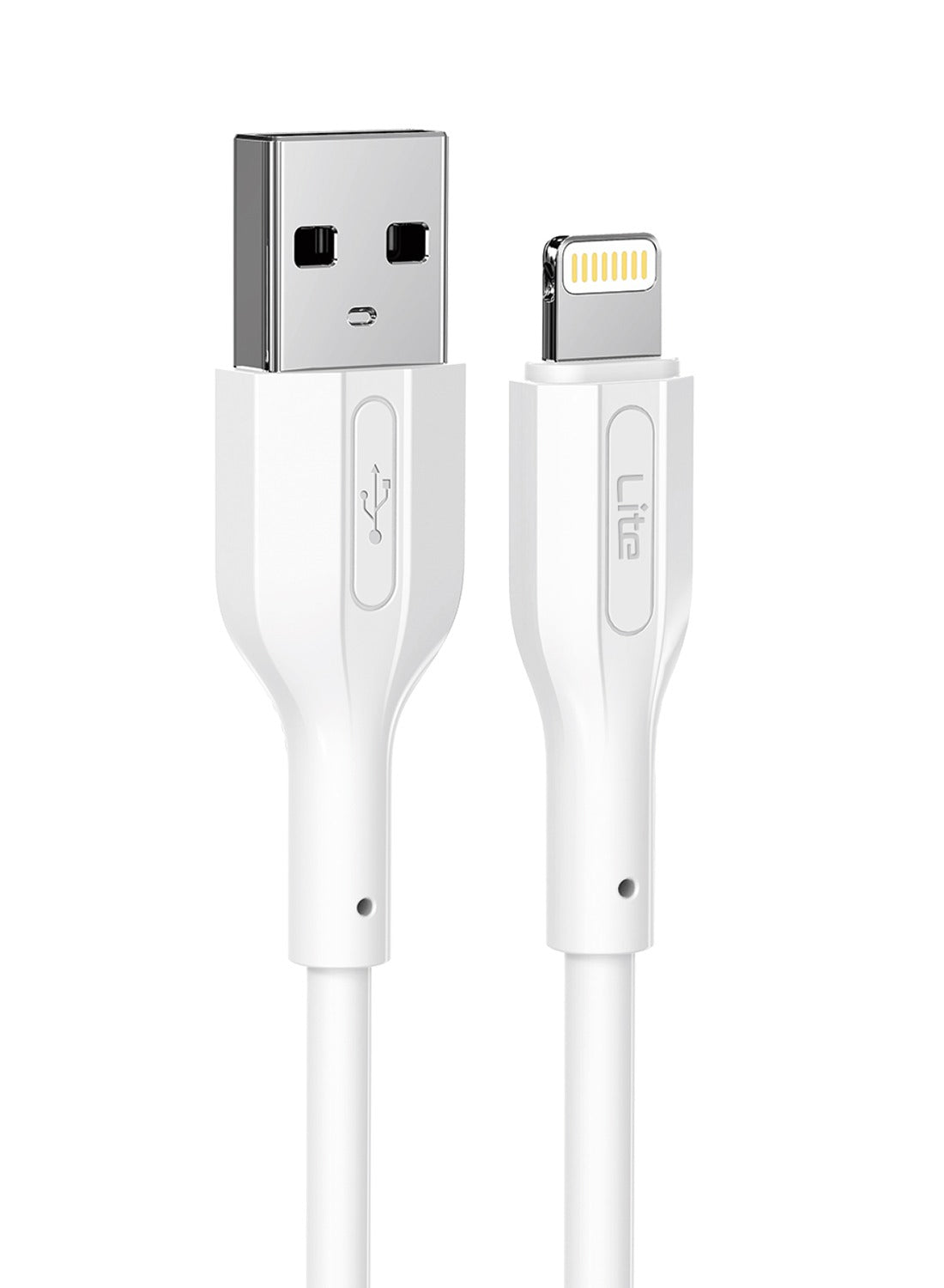 Moxedo Lite USB to Lightning Fast Charging Cable 1M Compatible for iPhone 14/14 Plus/14 Pro/14 Pro Max, iPhone 13/12 Series, iPhone SE 2022/11/XR/XS Max - White