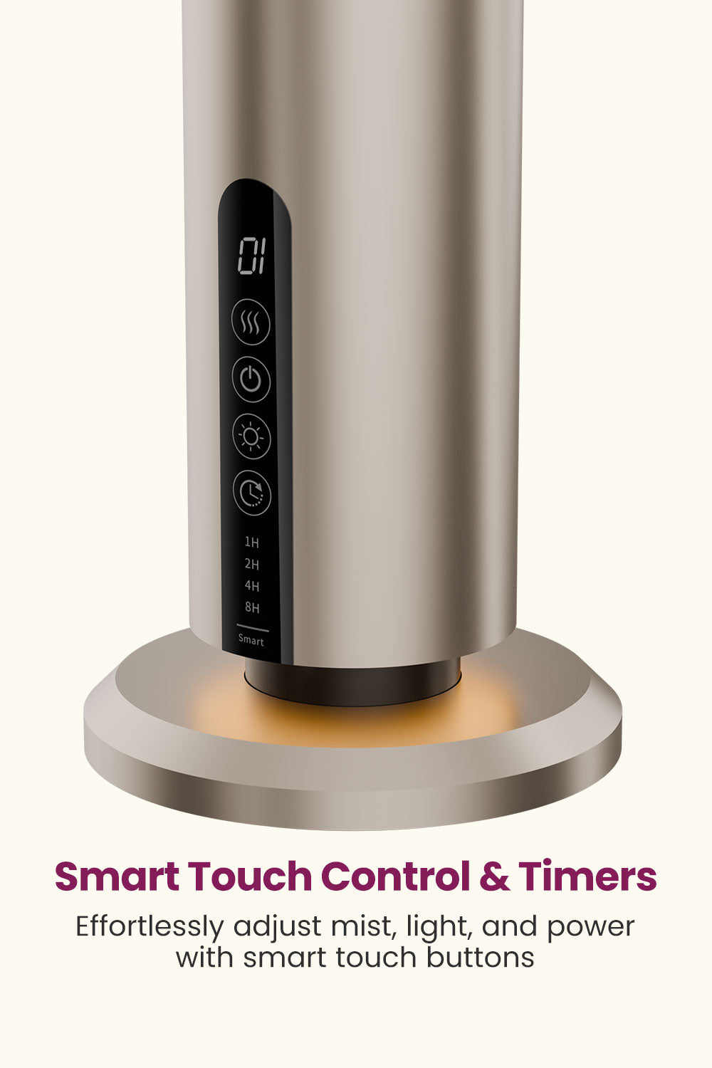 REVE Scents Waterless Aromatherapy Diffuser, Smart App Control, Timing Controls, Bluetooth Enabled Rechargeable Essential Oil Diffuser for Home Office and Spa