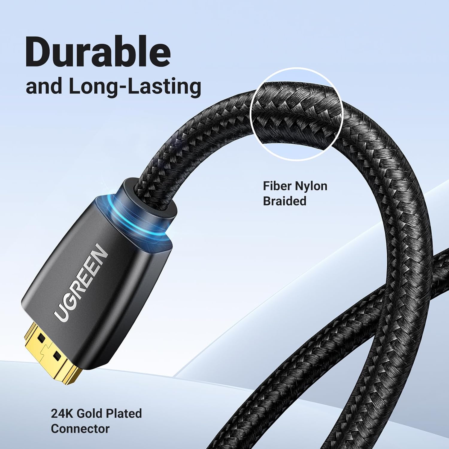 UGREEN HD118 Cable HDMI - HDMI 4K 5.0m (Black)