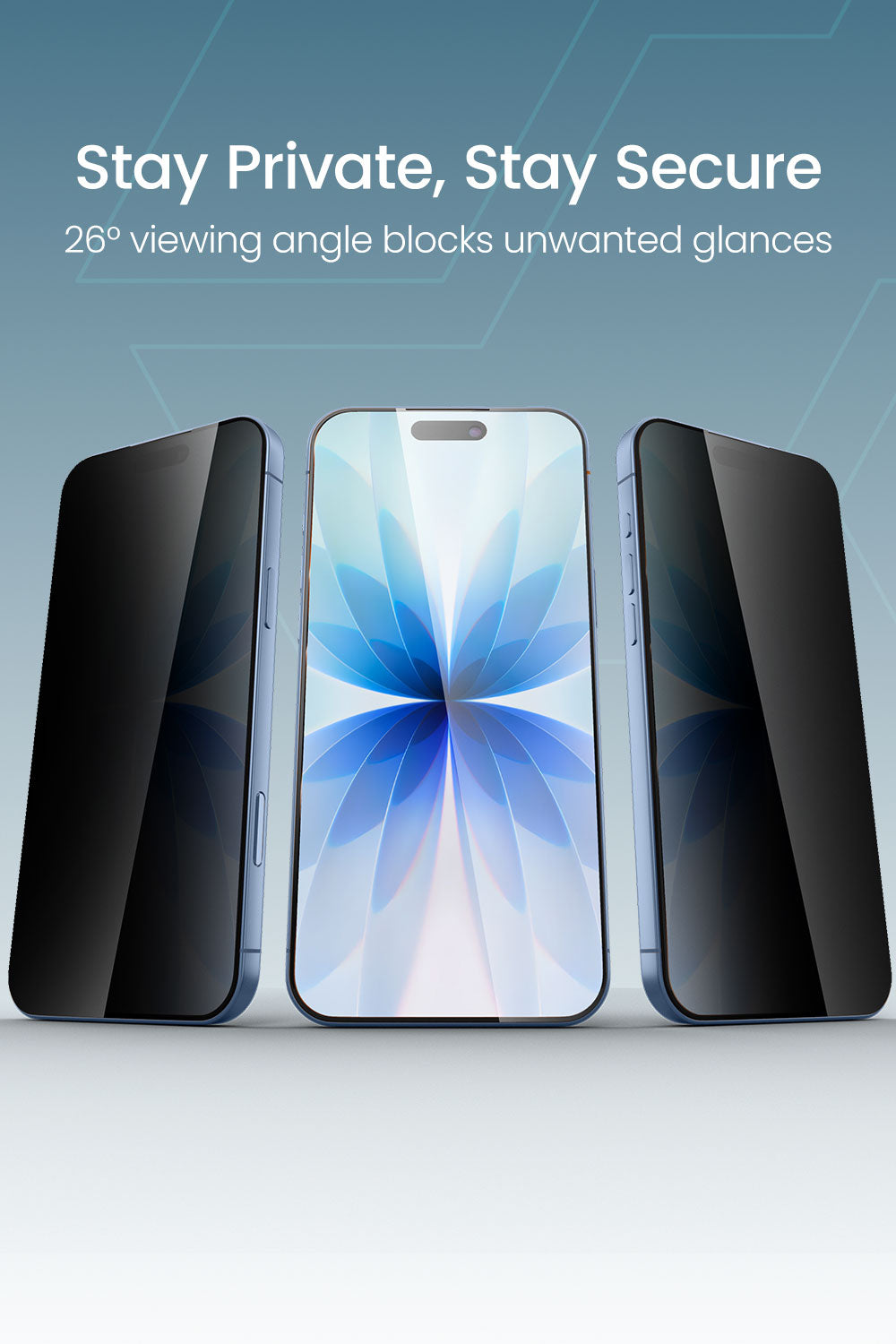 Moxedo Ultra Shield Premium Tempered Glass Screen Protector 9H Hardness Privacy for iPhone 17 6.3-inch 2025 Full Coverage Anti-Spy Protection with Auto-Align Easy Applicator