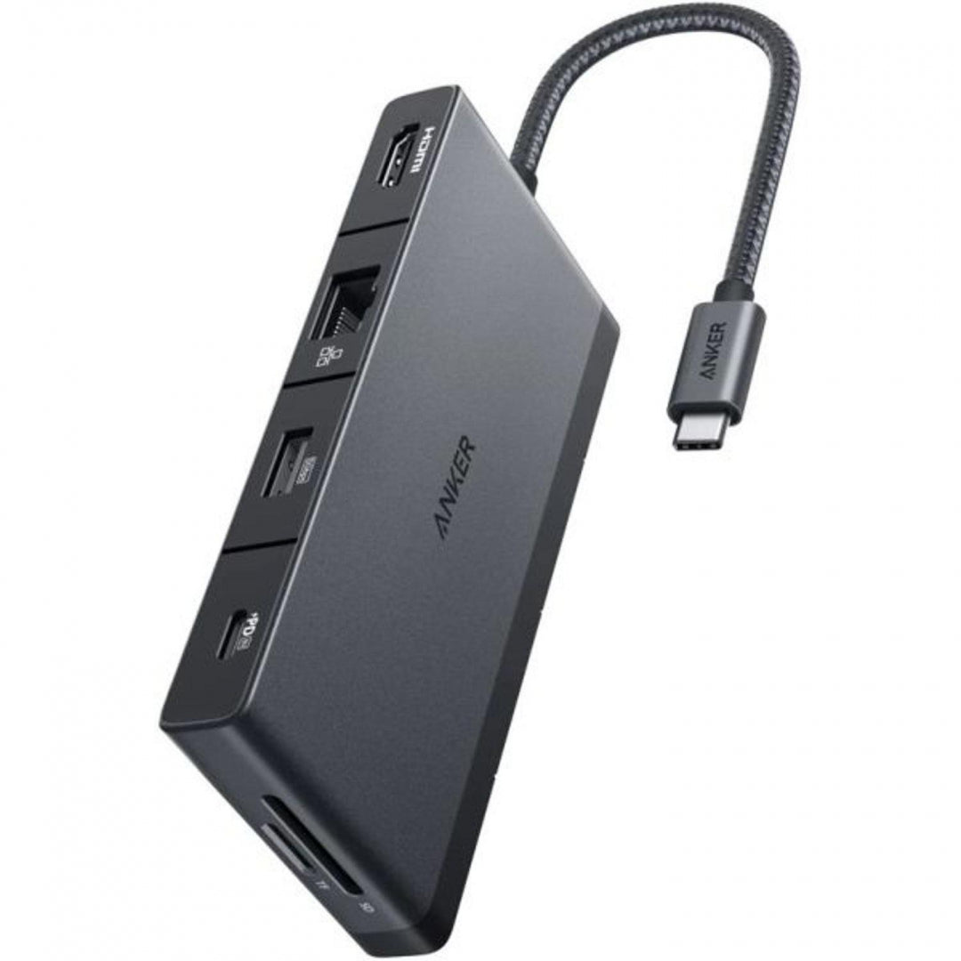 Anker 552 USB-C Hub (9-in-1, 4K HDMI) - Black