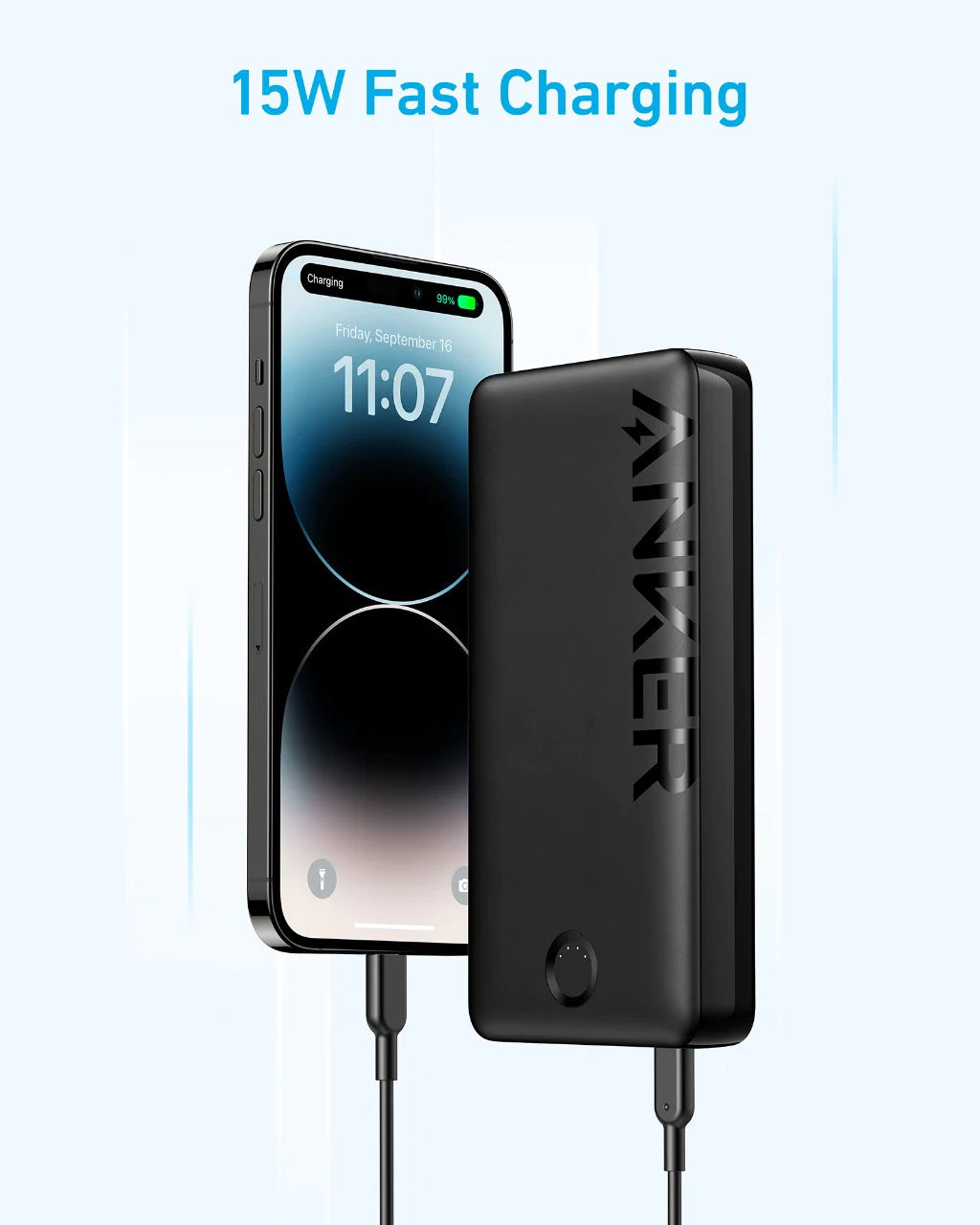 Anker 325 Power Bank (Power Core 20K II) – Black